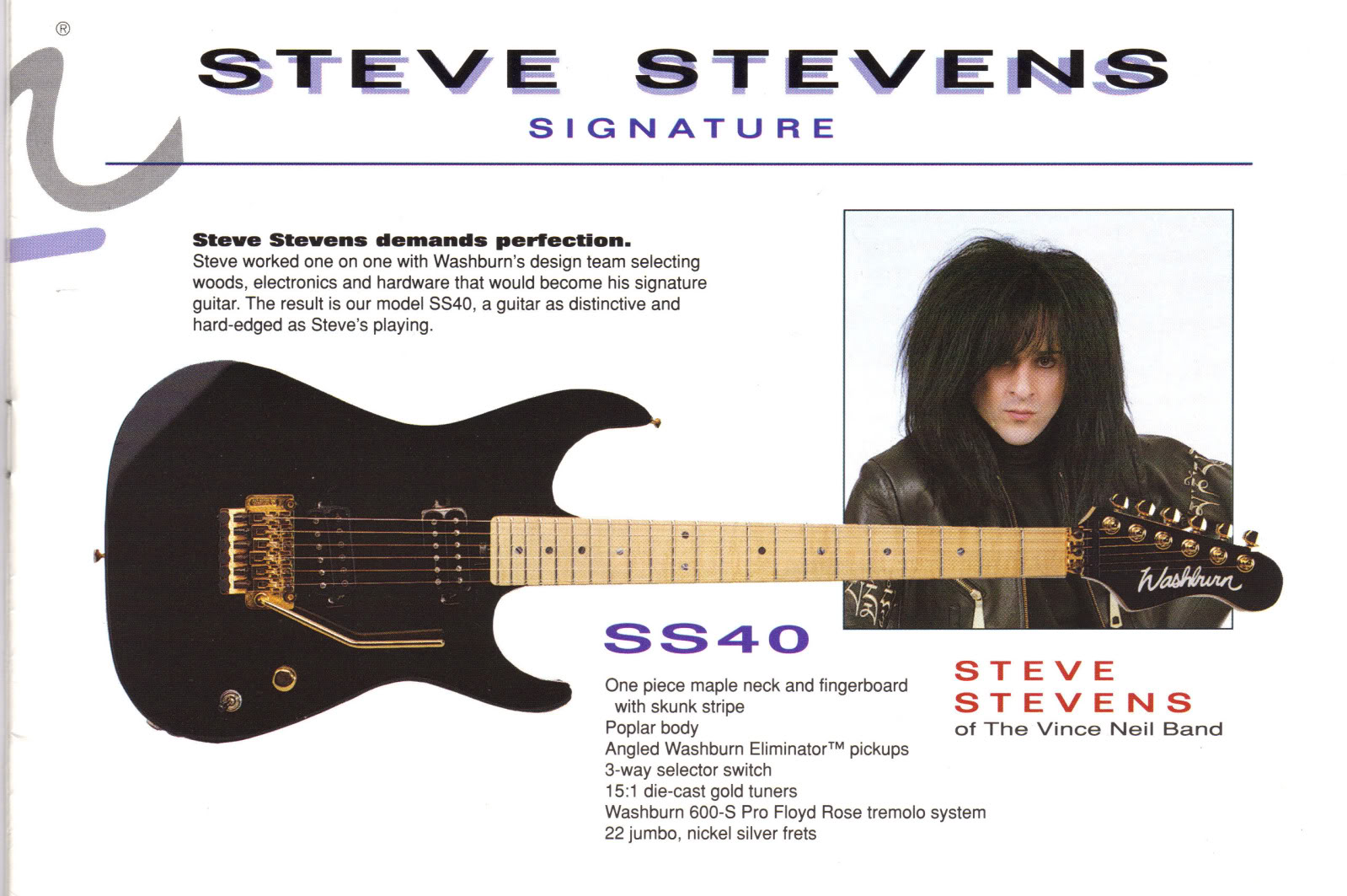 Steve Stevens Signature Series (Page 1) – Vintage Washburn